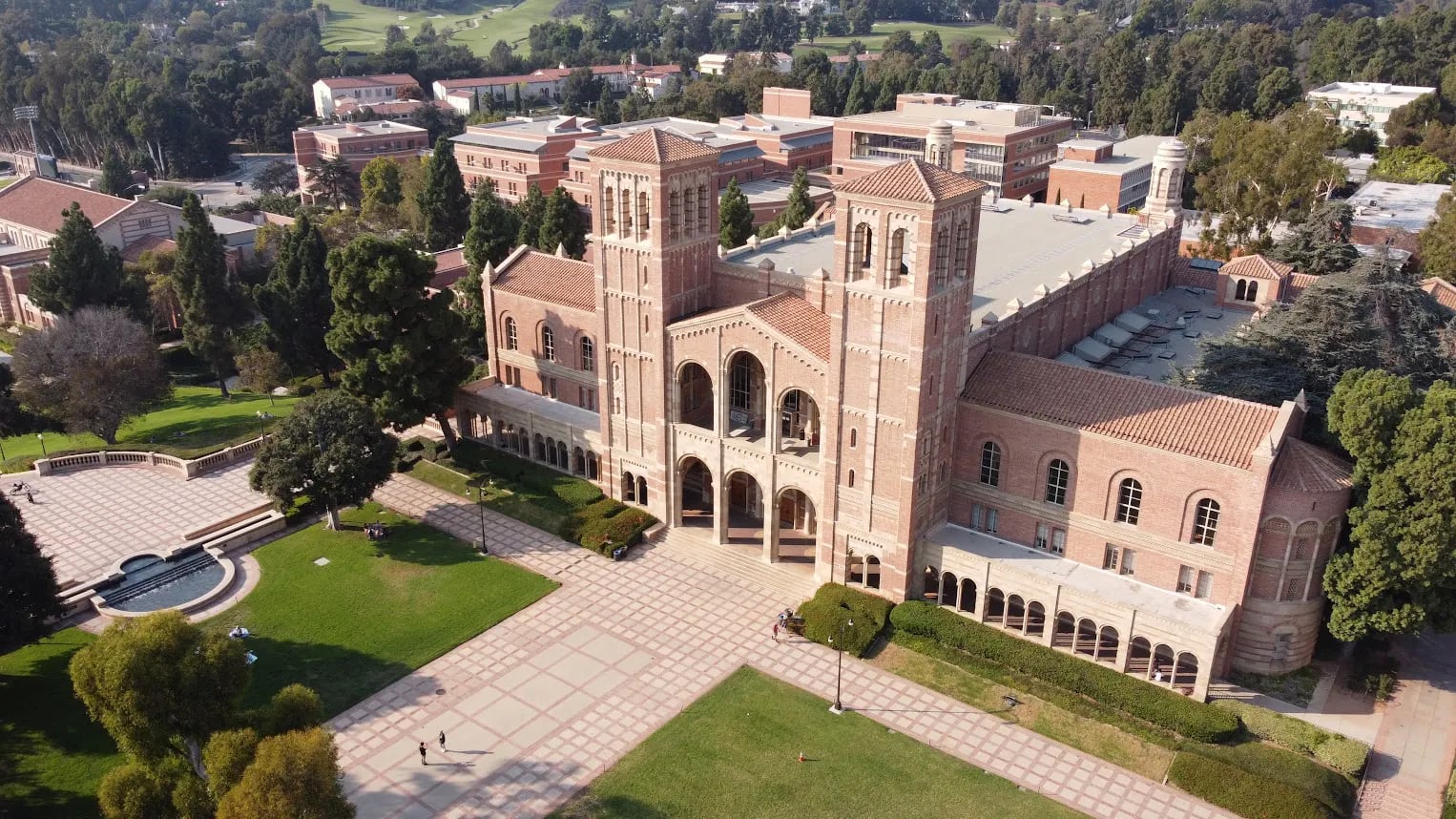 UCLA campus background